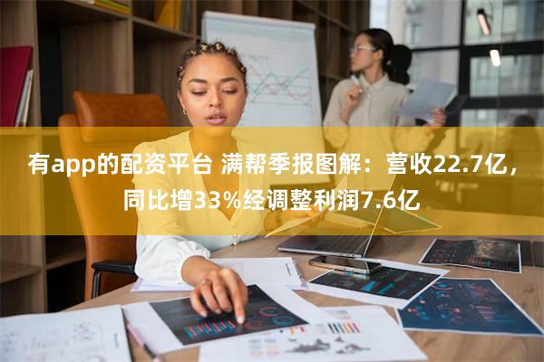 有app的配资平台 满帮季报图解：营收22.7亿，同比增33%经调整利润7.6亿