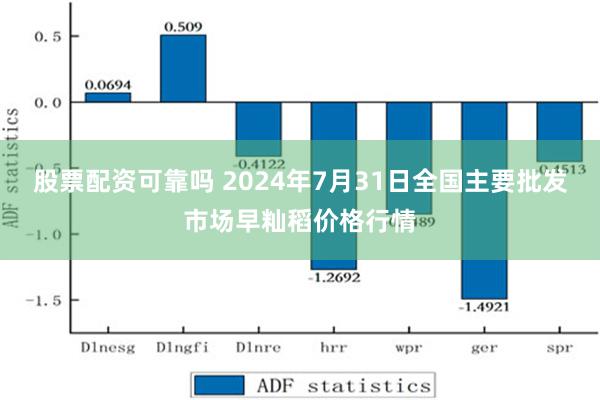 股票配资可靠吗 2024年7月31日全国主要批发市场早籼稻价格行情