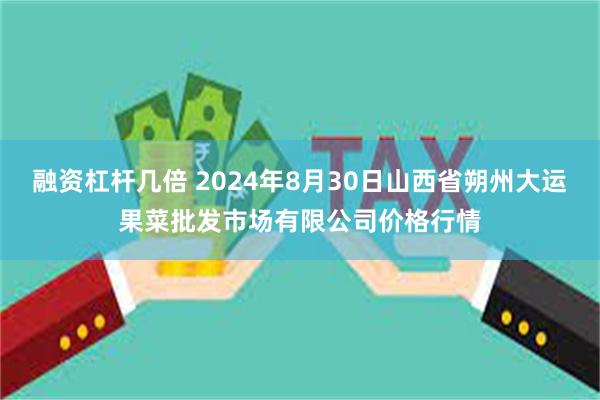 融资杠杆几倍 2024年8月30日山西省朔州大运果菜批发市场有限公司价格行情