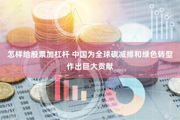 怎样给股票加杠杆 中国为全球碳减排和绿色转型作出巨大贡献