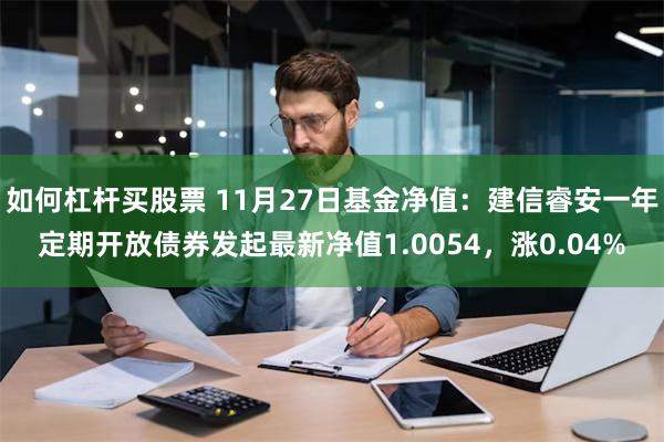 如何杠杆买股票 11月27日基金净值：建信睿安一年定期开放债券发起最新净值1.0054，涨0.04%