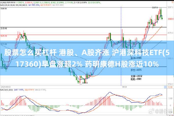 股票怎么买杠杆 港股、A股齐涨 沪港深科技ETF(517360)早盘涨超2% 药明康德H股涨近10%